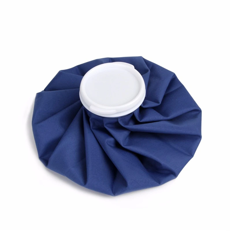 
Blue Cooling PVC Reusable Freeze Ice Bag Hot Water Bottle Cap Cooling Ice Pack for Injuries 