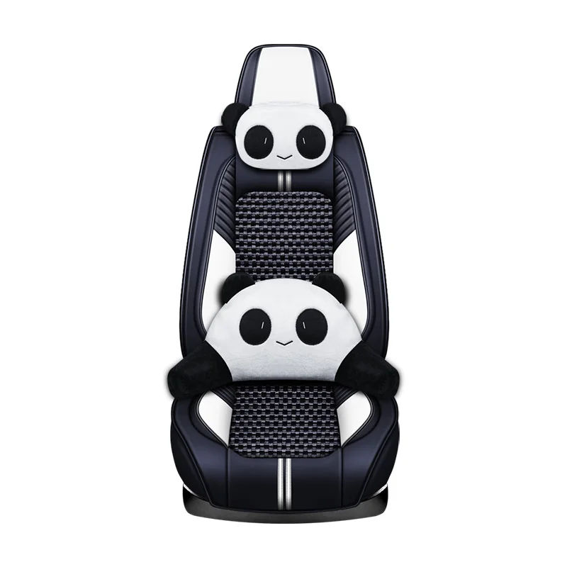 Customized Panda Wear-resistant Car Seat Protector Car Seat Cushion Car Seat Cover