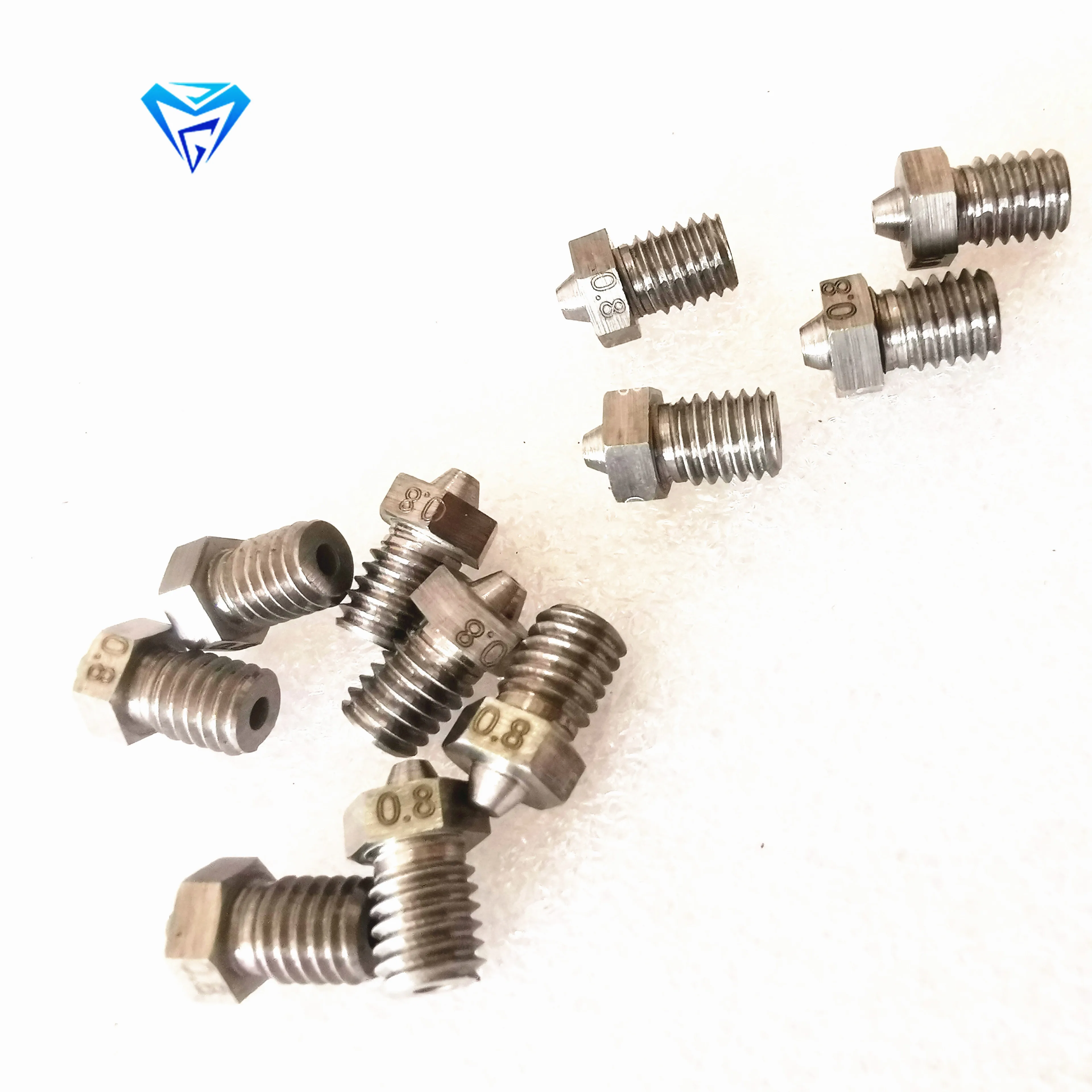 custom Tungsten Carbide Nozzle for 3D Printers 3D Nozzles 3d printer volcano nozzle