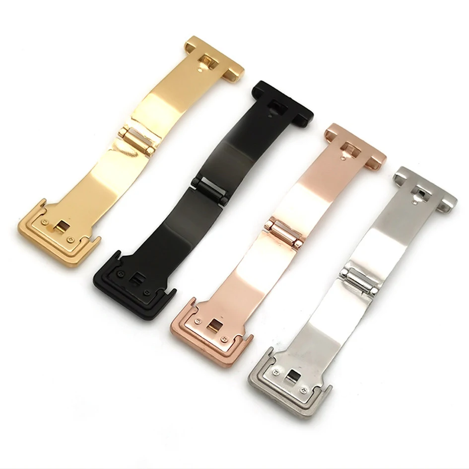 Solid Stainless Steel 304 Watch Safety Buckle Folding Buckle Turtle Back Buckle Watch Parts Wholesale