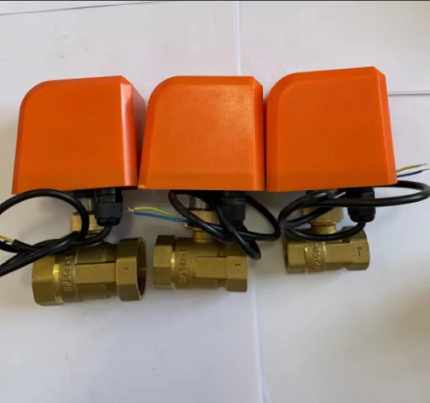 DN15 PN 16 программируемый клапан управления водой Электронный моторизованный латунный шаровой 220 В с приводом