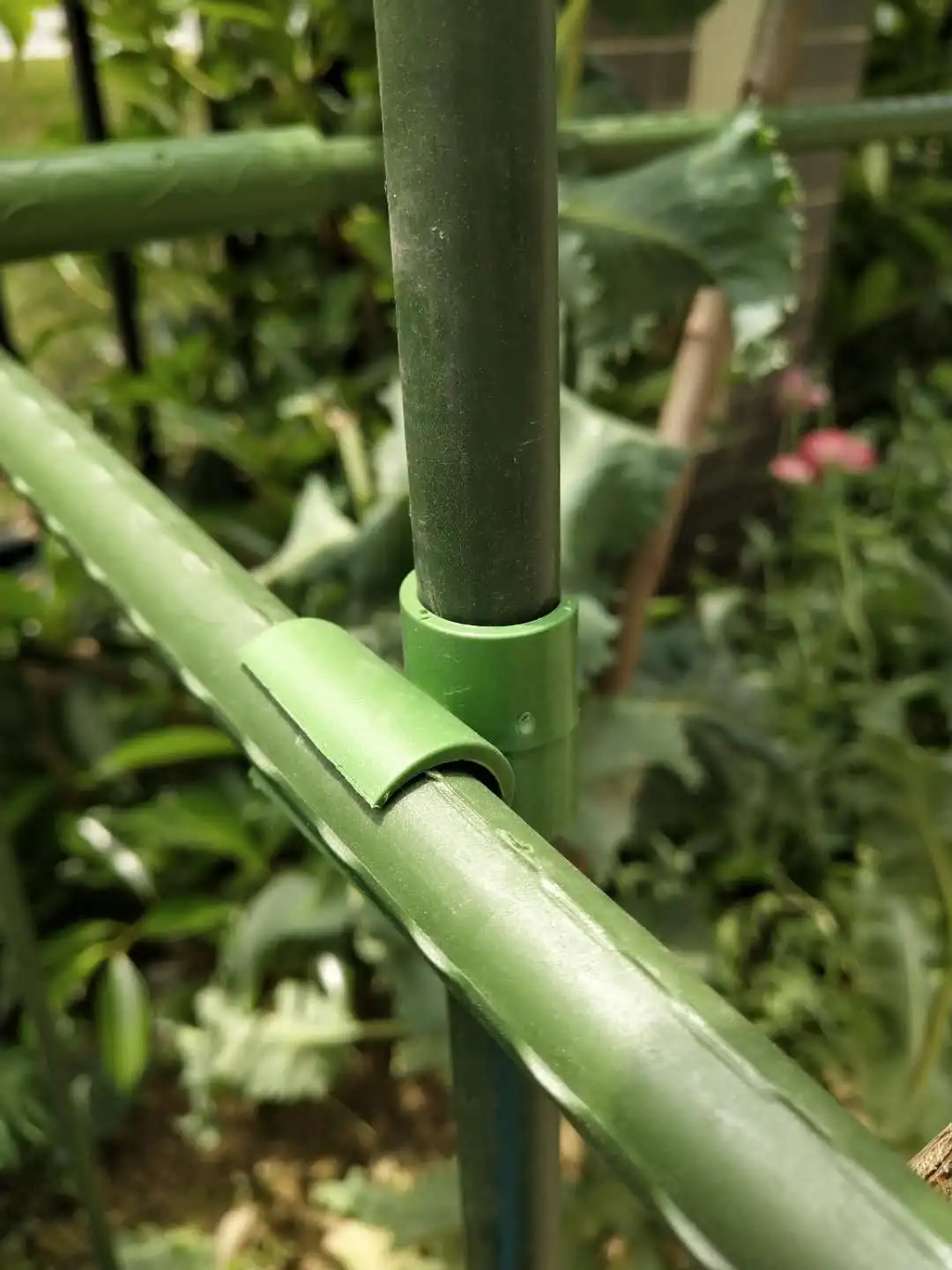 Ornaments Yard Lawn Custom Decorative Garden Markers Label Plant Stainless Steel Hanging Stake support poles Drip Irrigation