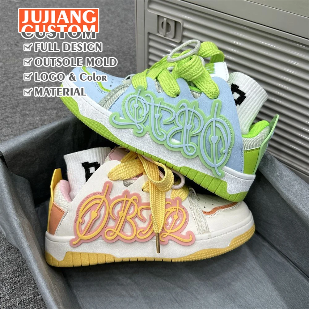 Custom women sneakers Fashion Comfort Casual Shoes Weave Printed shoes women running Fashion sneakers trend manufacture