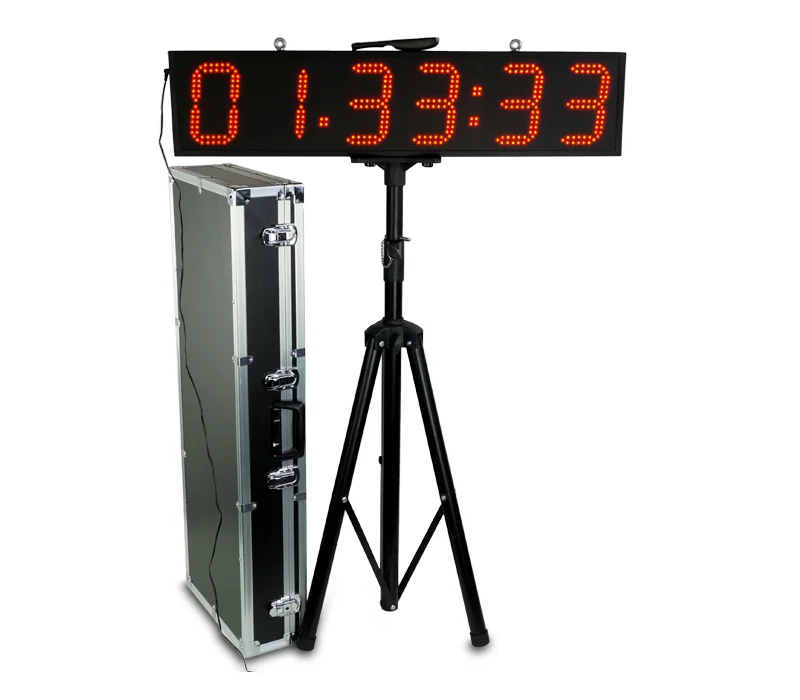 6 inch led sports timing clock for outdoor sports countdown/up timer/clock