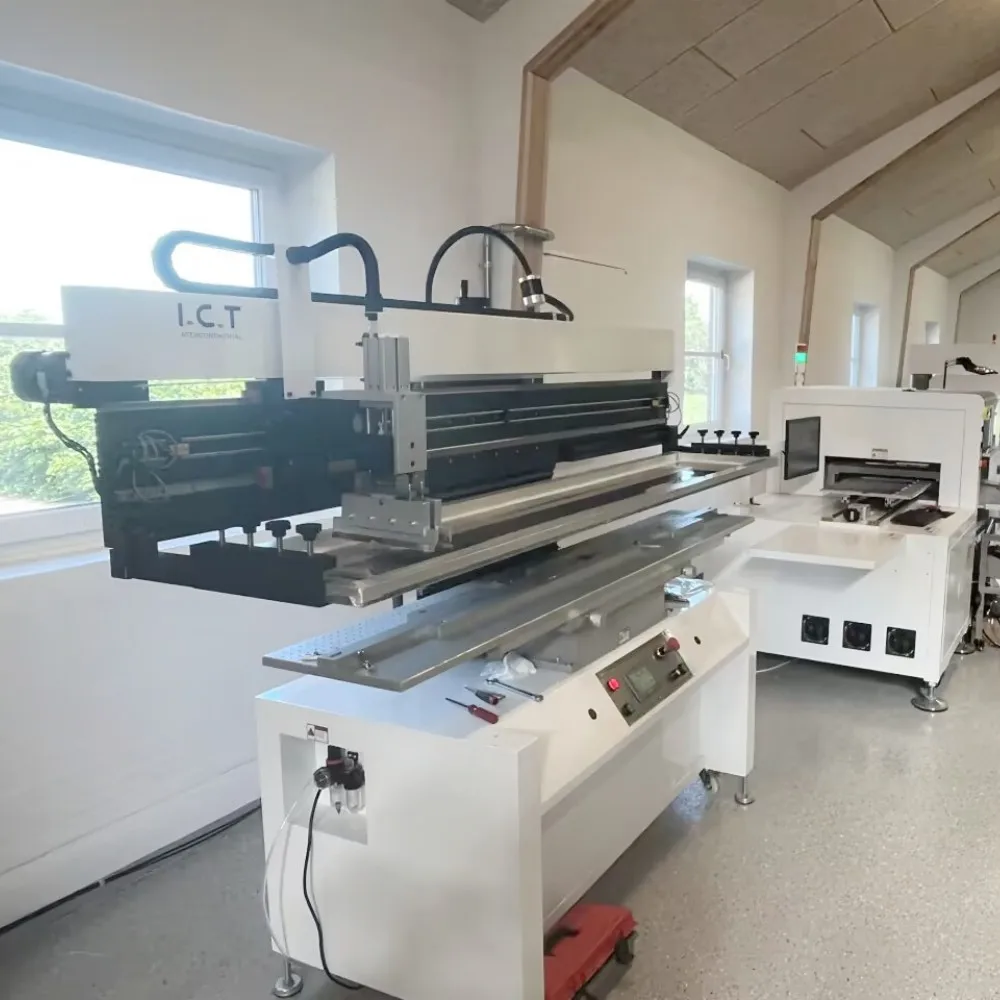 SMT Stencil Printer Semi Automatic PCB Board  Printing Machine Semi Automatic Solder Paste Printer