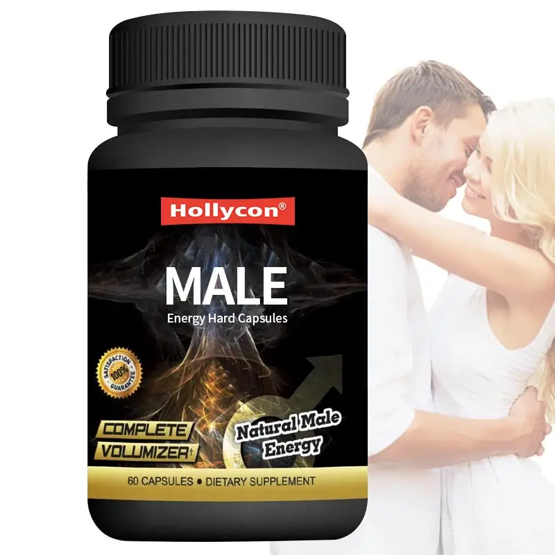 OEM High Quality Herbal Supplements Male Energy Capsules Maca Root Capsules Saw Palmetto Stamina Booster Male Enhancement Pills