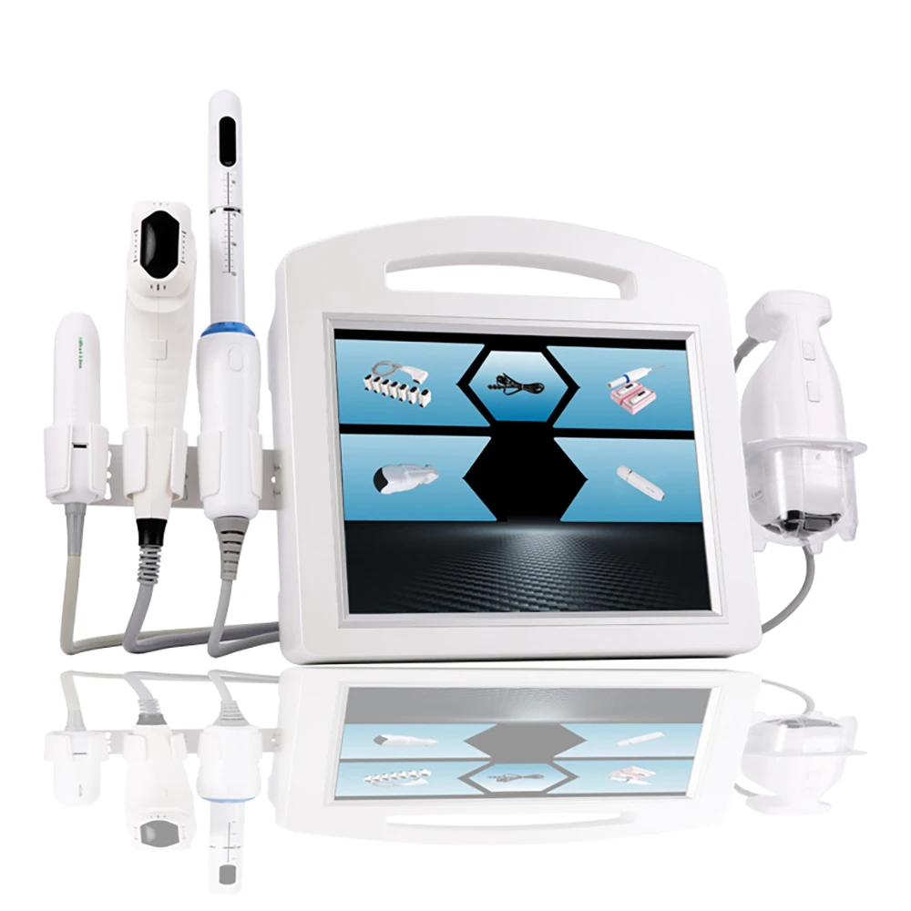 3D 4D vmax hifu liposonixed 7 картриджей высокоинтенсивный сфокусированный Ультразвуковой Лифтинг Лица жиросжигающий косметический инвентарь