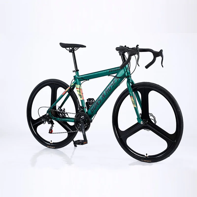 High-carbon Steel Adult Bike,suspension Fork Disc Brake Road Bike Bicicletas Road Bicycle for Sale