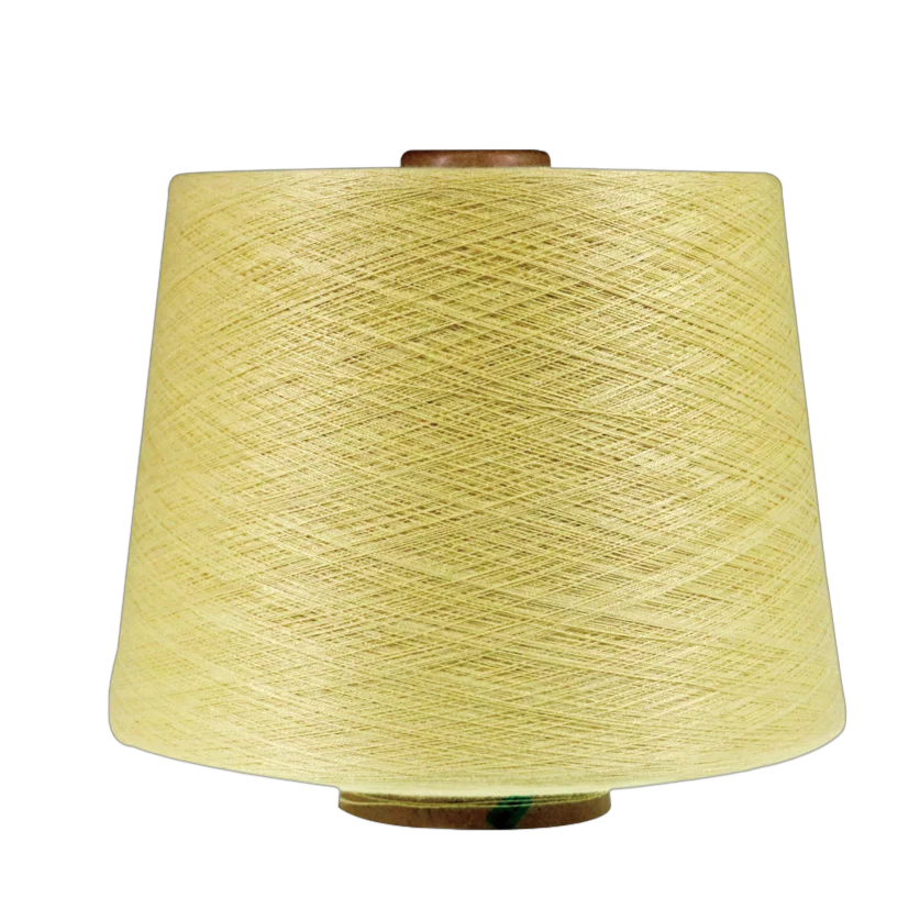 100 para aramid fiber spun yarn flame retardant yarn for fire resistance product