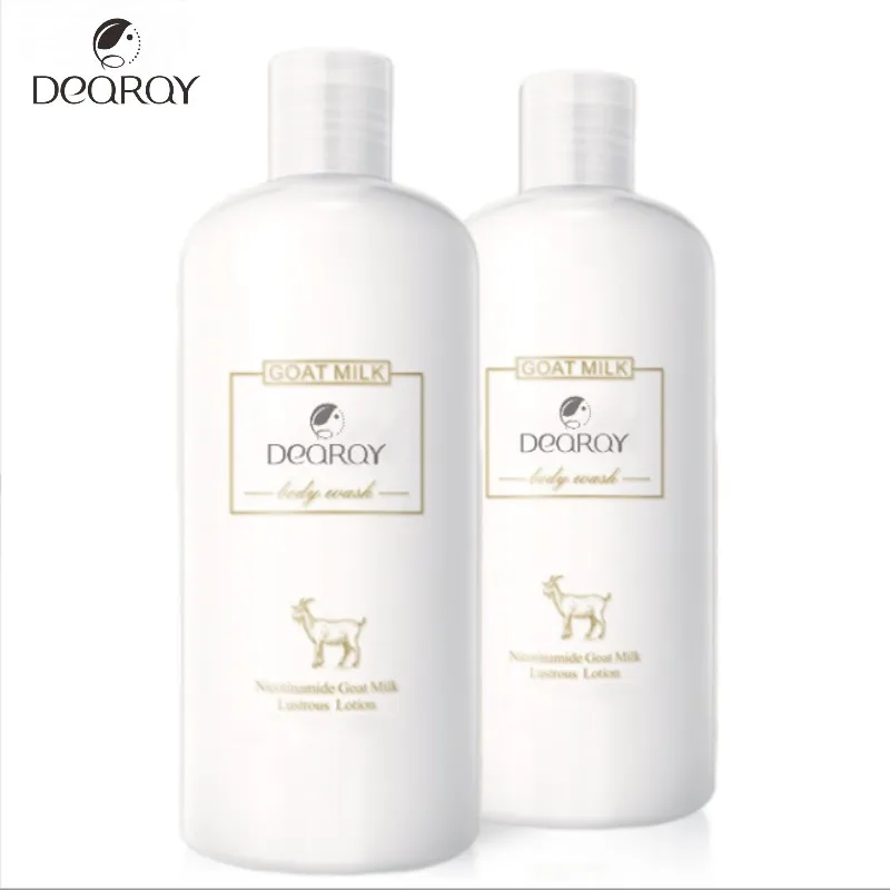 Private Label OEM Natural Organic lightening goat milk Cruelty-Free shower gel body wash