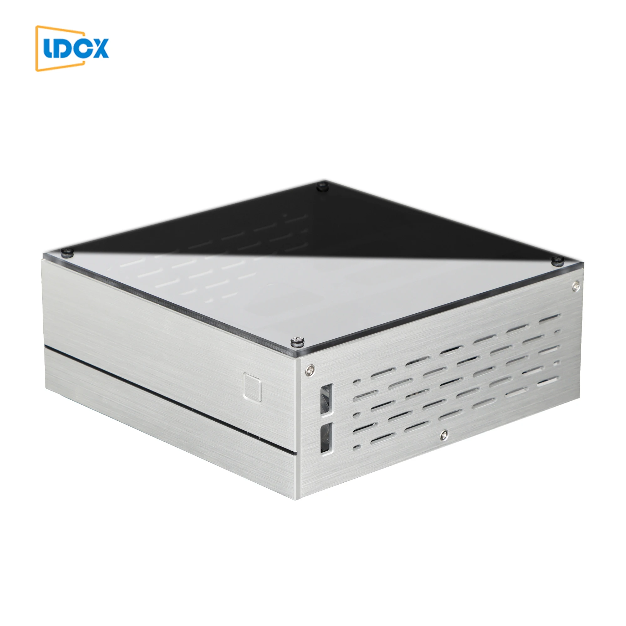 
LDCX G75S HTPC side transparent Mini-ITX desktop computer case 