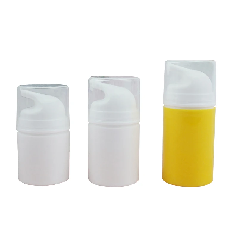 35g 50g 75g 100g 150g 200g manufacture PP vacuum airless pump bottle pet plastic lotion bottle empty plastic bottle with cap