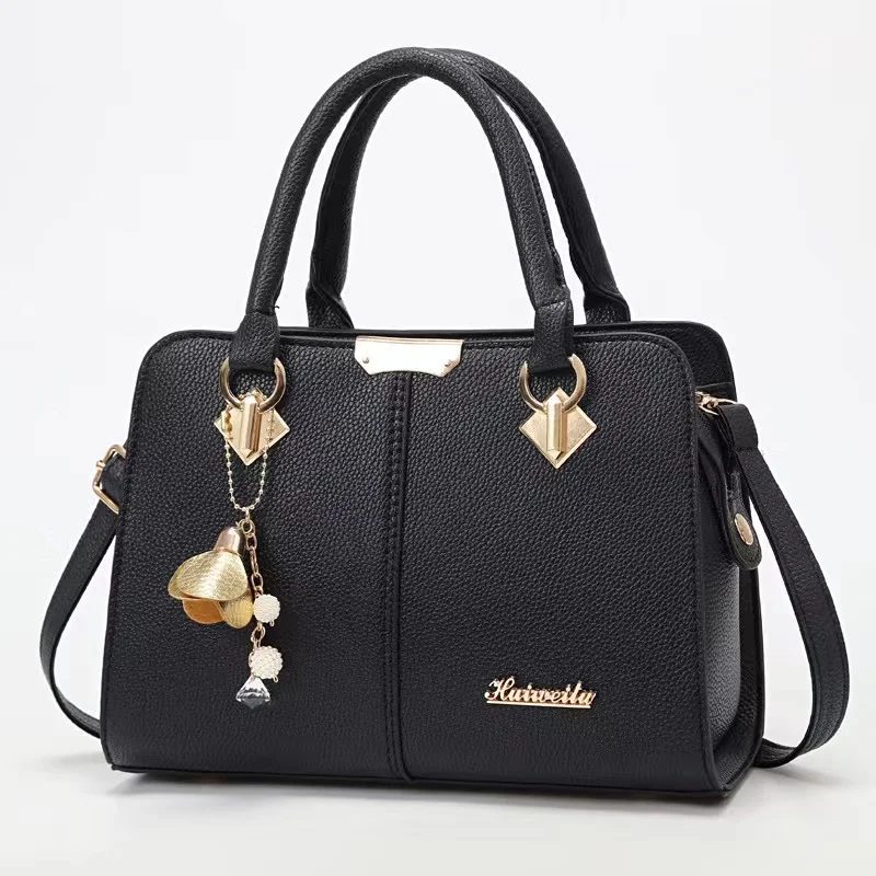 High Quality Fashion Handbags tote bag wholesale eco-friendly lady hot selling large capacity PU leather handbag