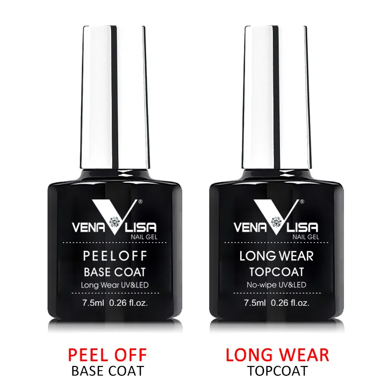 Venalisa Nail Art Acrylic Gel polish Primer Base Nowipe Top Coat Reinforce Matt Tempered Diamond varnish lacquer supply