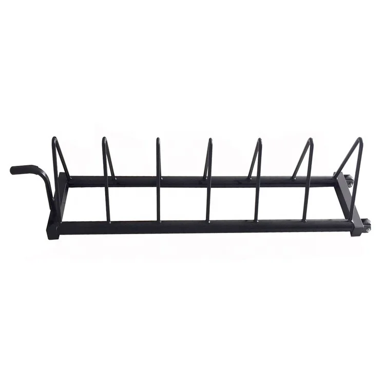 
Hot Sale Fitness Equipment Bumper Weight Steel Barbell Plate Rack 