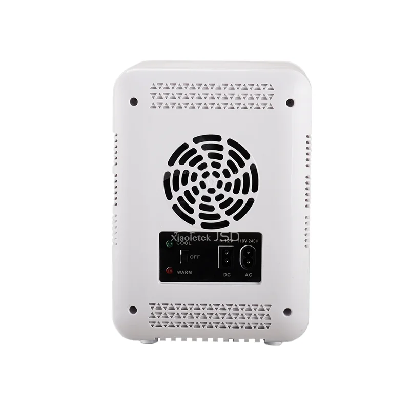 Высококачественный портативный 4L небольшой холодильник для ухода за кожей хранения макияжа напитки мини-холодильник с прозрачной дверью и светом