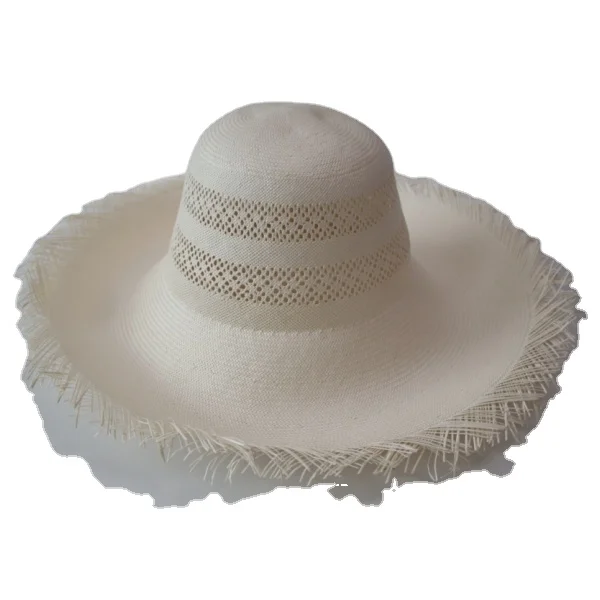 5bu Japanese Paper Hats Bodies Summer Outdoor Travel Sunscreen Wide Brim Cap Straw Panama Hats Unfinished