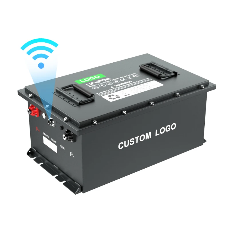 Аккумулятор для гольф-кары 36V 48v батарея 48V 105Ah bluetooth lifepo4 105ah 72v литиевая
