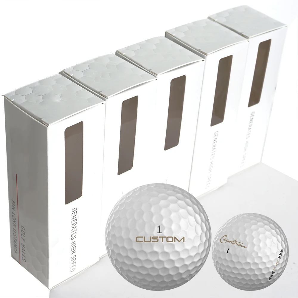 2-piece practise colorful rubber golf balls for practice