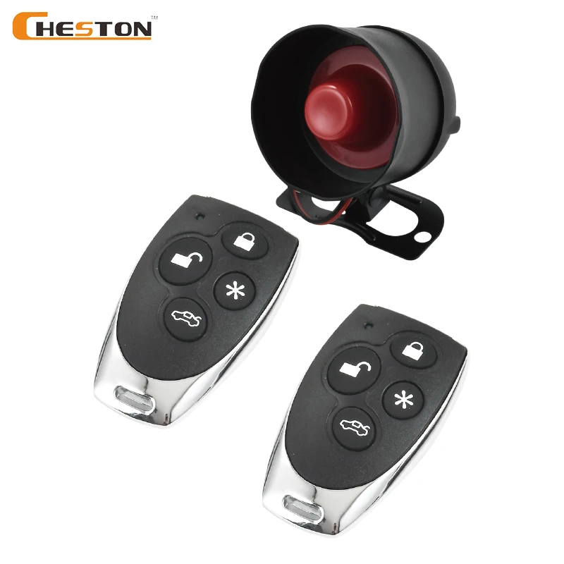 12V Universal One Way Car Alarm Remote Control Car Alarm Security System