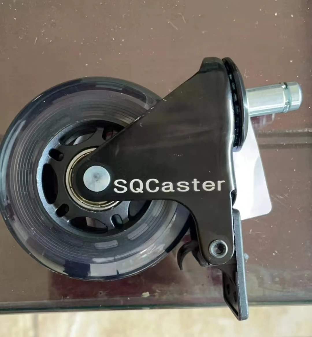 3 IN Office Chair PU Wheels Replacement M11 by 22mm Threaded Stem office chair caster wheel Non marking