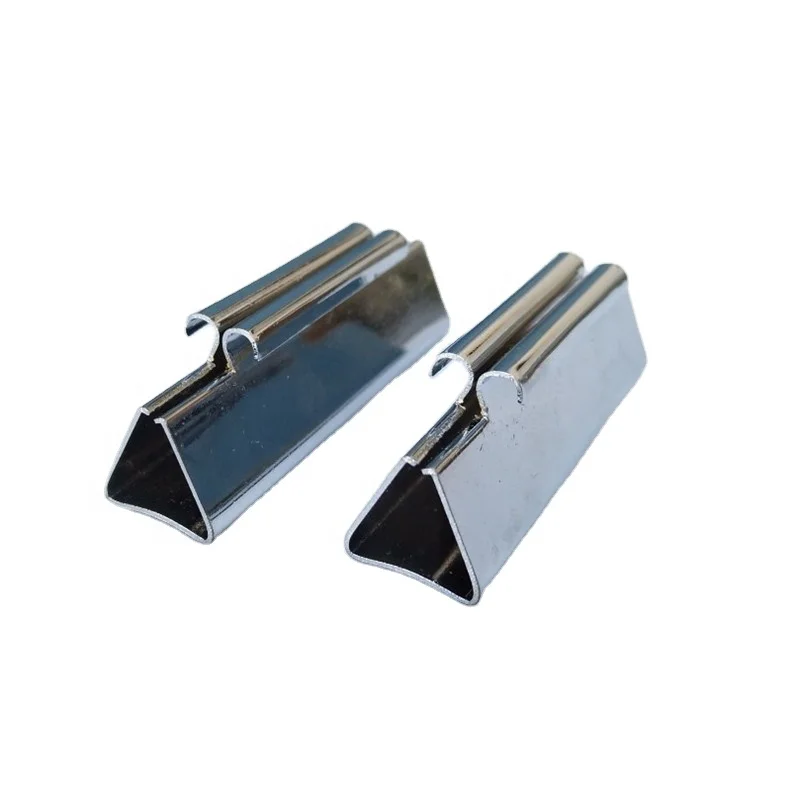 Custom Zinc Plated Stamping Parts Spring Clip Flat Steel Clips