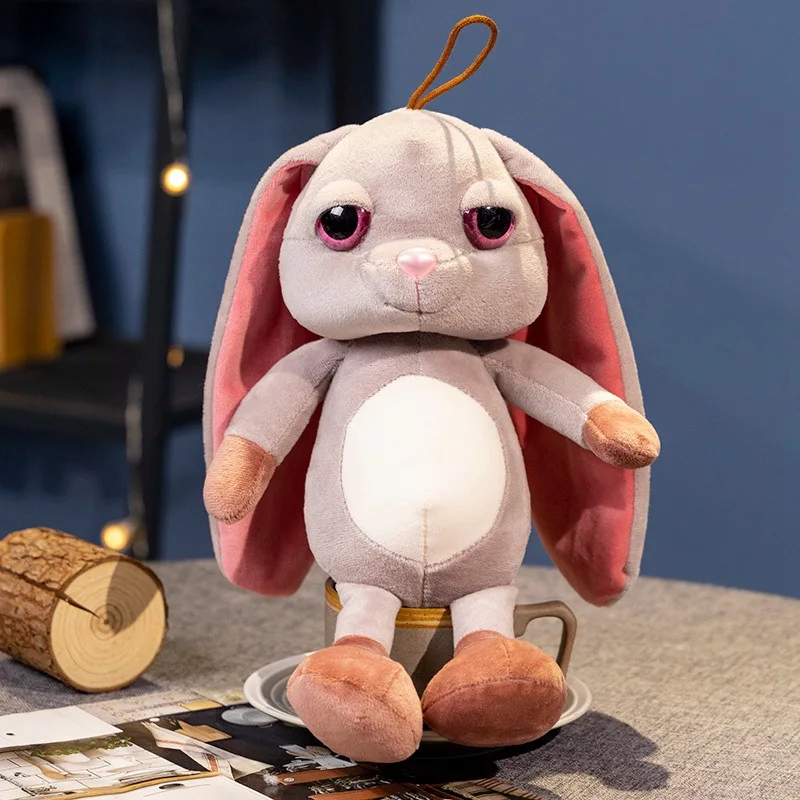 Custom Fox Cute Forest Animal Doll Zoo Lifelike Soft Plush Toy Lion Tiger leopard and with Rabbit High Quality