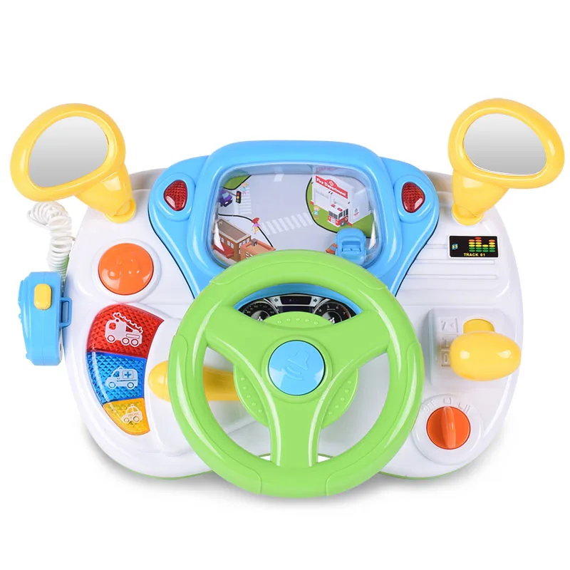 Children Preschool Educational Baby Toys Driving Toy Steering Wheel Toy