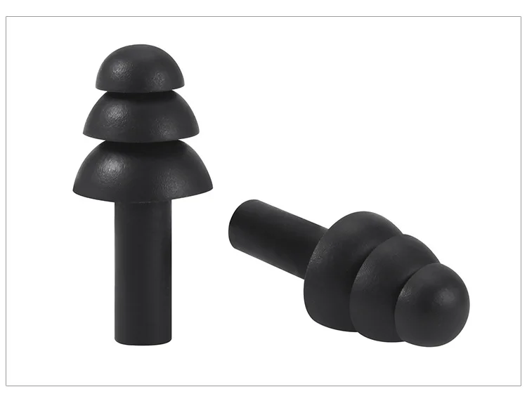 Cheap Random Color Soundproof Ear Plugs Silicone Christmas Trees Earbuds For Hearing Protection Earplug Without Cord