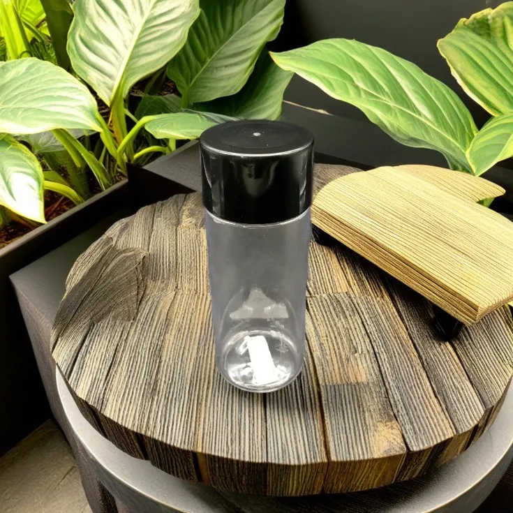 180ml  230ml Long Slim Clear Cylinder Shape Wide Mouth Bottle 6 oz 7oz Plastic Bottle With Wide Mouth PET Bottle With Cap
