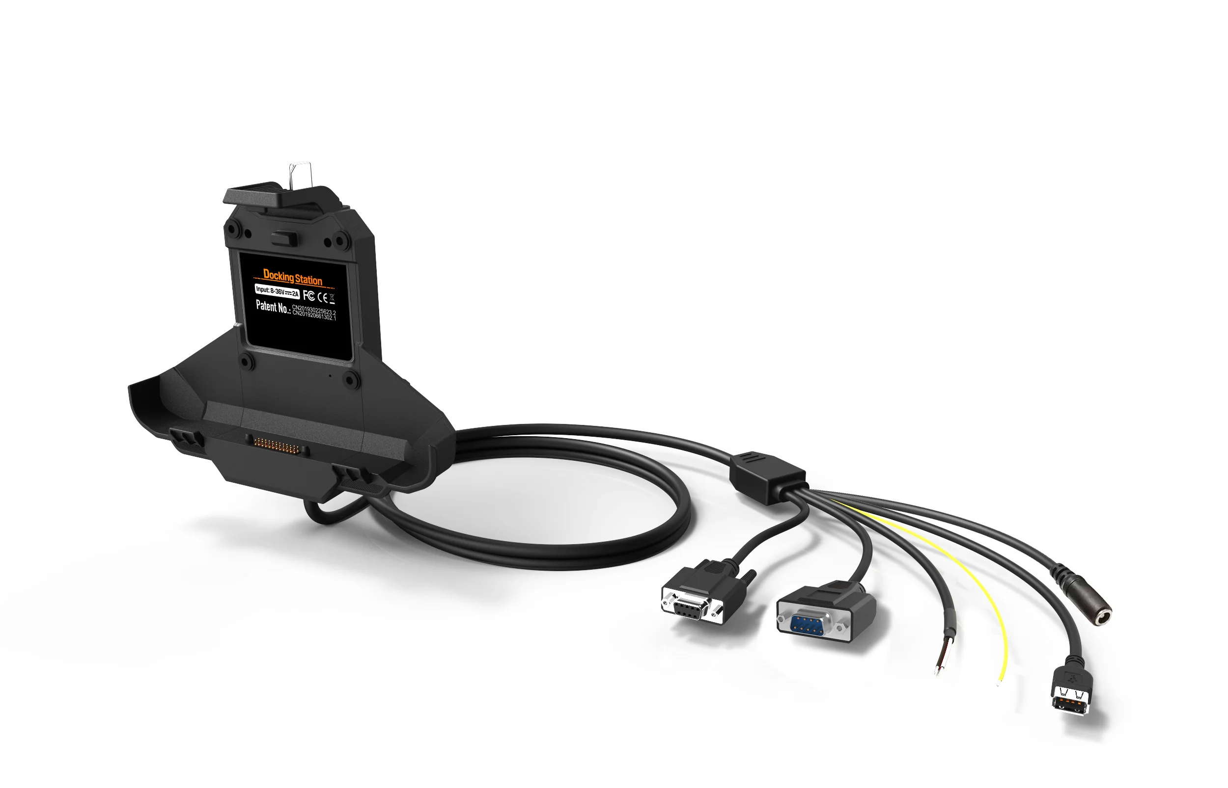 Customized 7 inch or 10 inch Tablet Vehicle Docking Station with CANBUS RS232 GPIO for Fleet Management