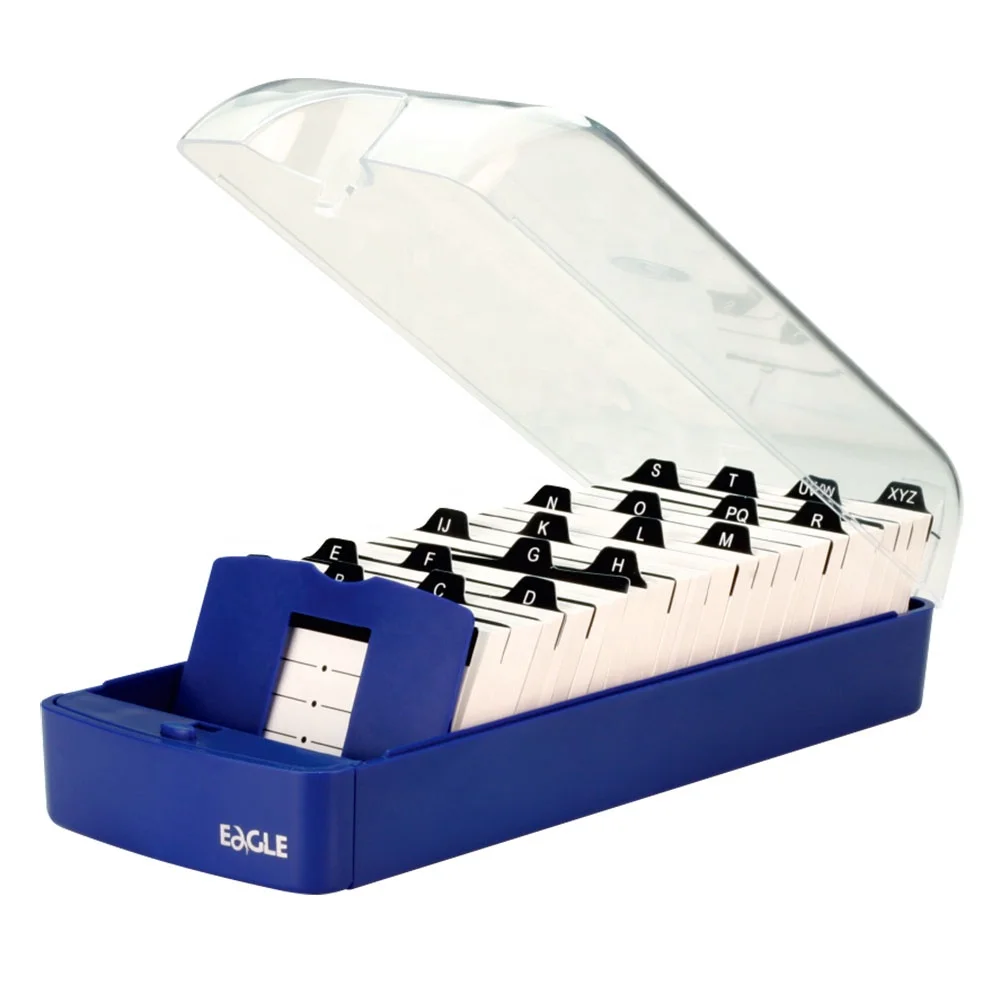 
Eagle Brand Plastic Business Name Card Drop Boxes or Business Card Case 