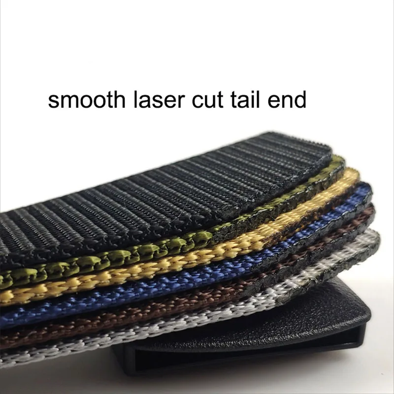 Custom High Quality Strap Nylon Belt Male Waist Belt Men Canvas Fabric Belts