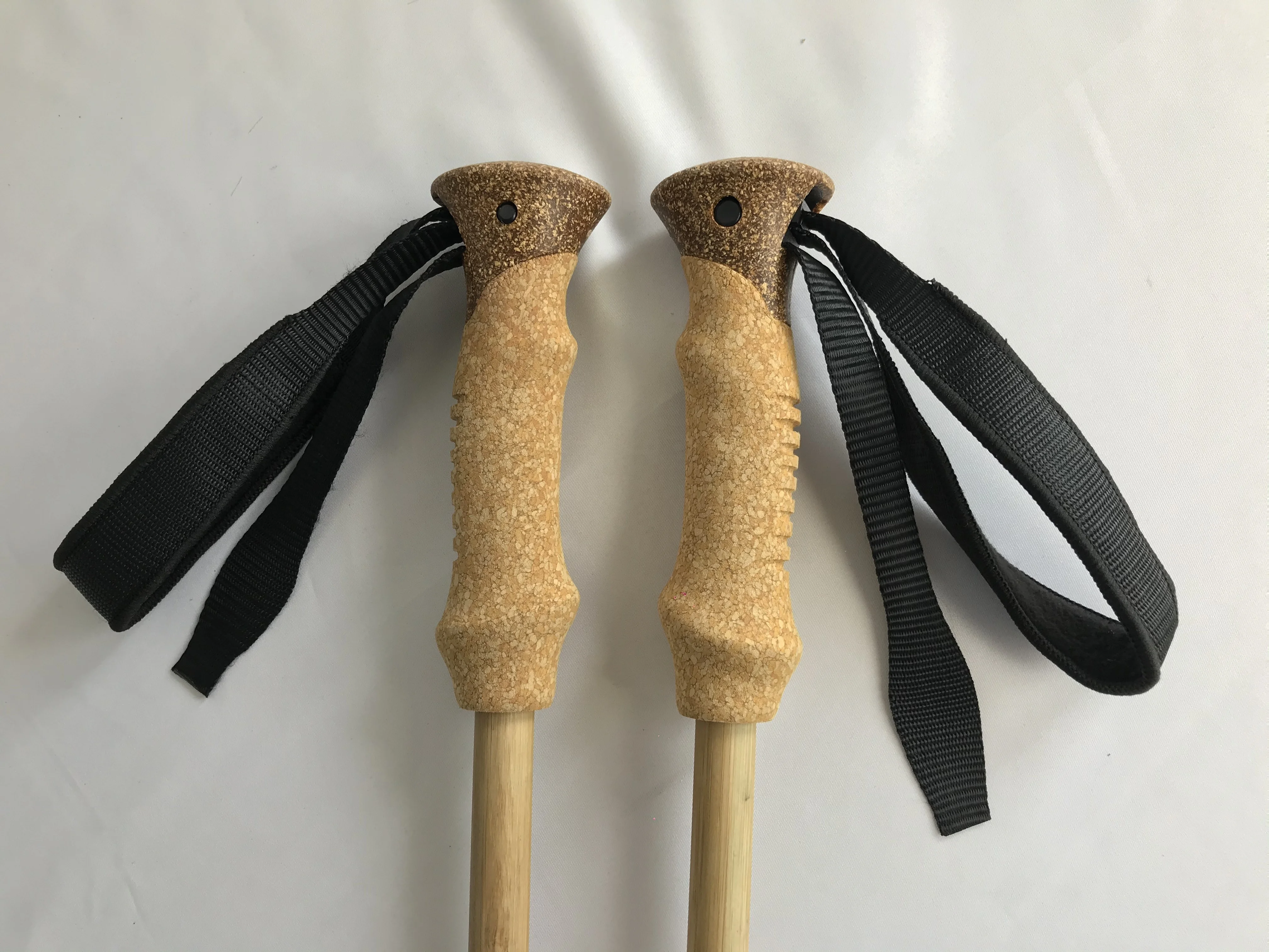 High Quality lightweight nordic cork handle best trekking pole hiking walking sticks for sale