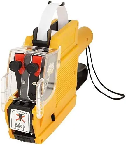 Double Lines Price Tagger Labeling Machine Mx6600 Handheld 10 Digits 2 Line Label Price Label Printing Gun Price Gun