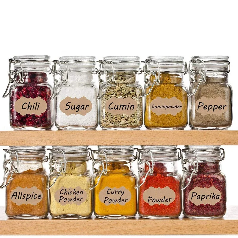 Hot selling China Factory Essential Oil Bottle Stickers Labels Kraft Paper Labels