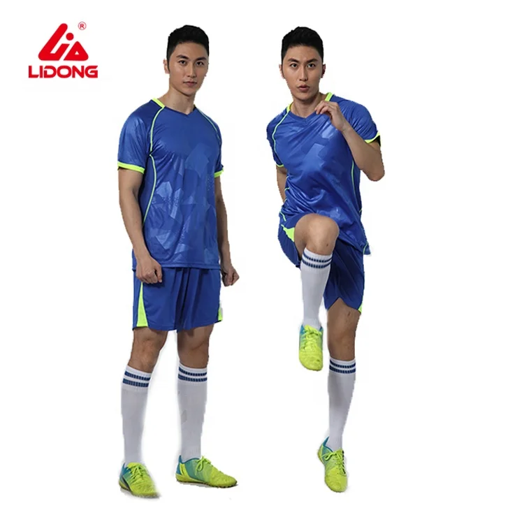 
Lidong cheap thailand quality soccer jersey Serie football jersey full kit wholesale 