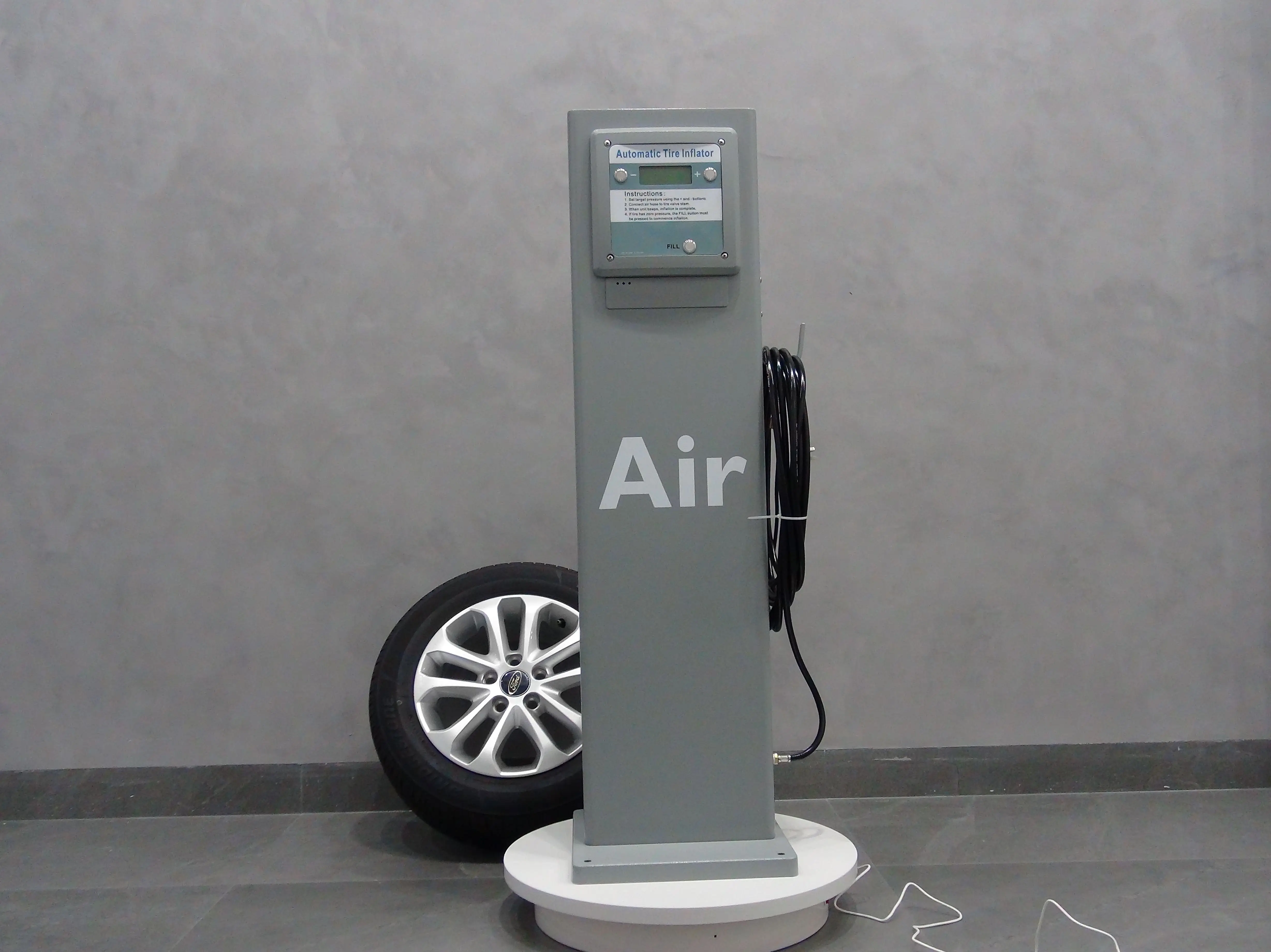 G5 ISO9001 certification Vertical Heavy truck tire usage Tire inflation machine Outdoor use for gas stations Tire inflator