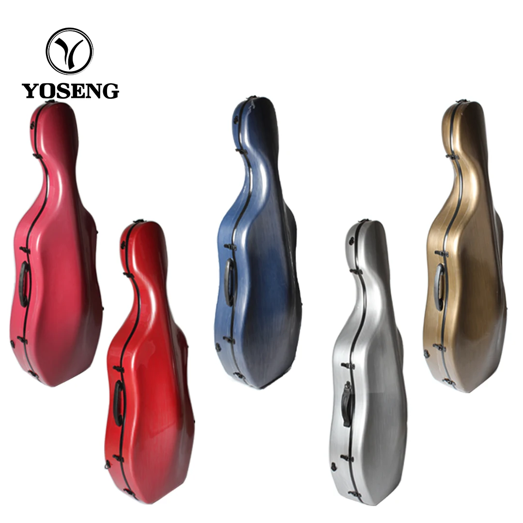 cello carbon hard case 4/4 with fine grain