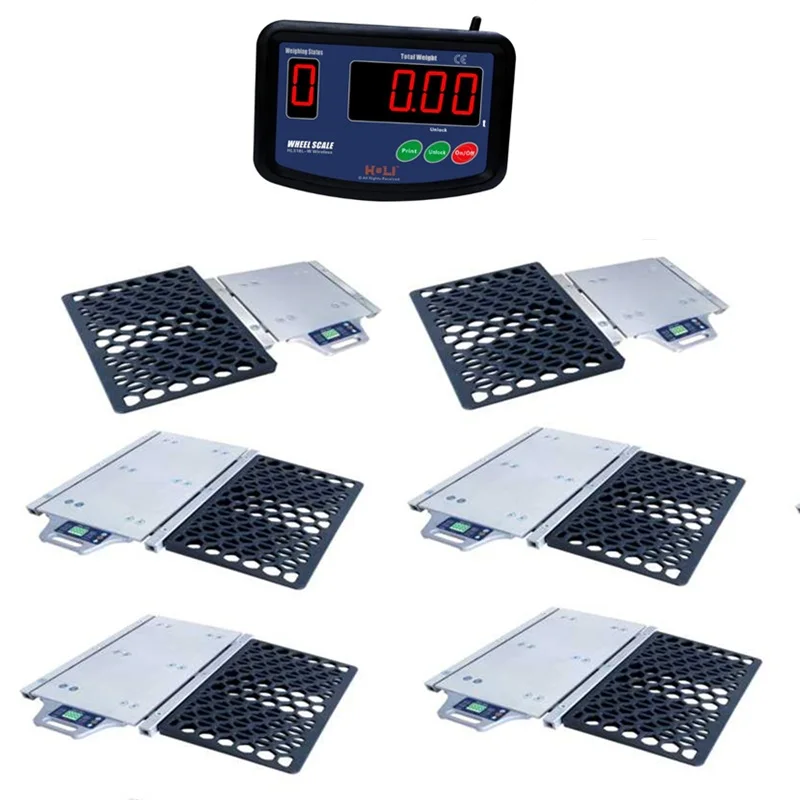 Подвижные статического портативная тележка для взвешивания ось весы мост автомобильные весы