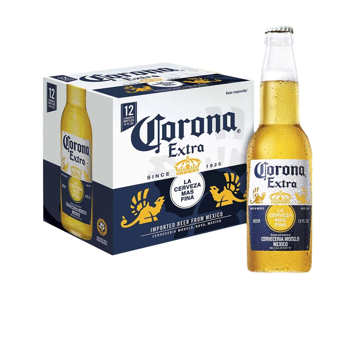 Buy Corona Extra Premium Lager Beer bottles 18 x 330ml / Corona Extra Mexican Lager Beer Bottle, 12 x 330ml Wholesale