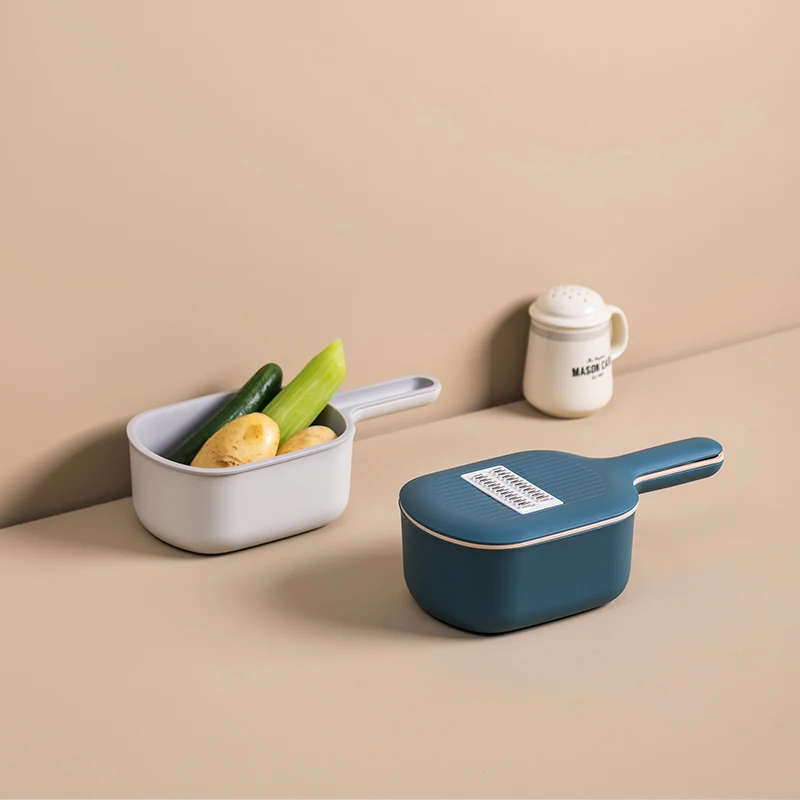 Пластиковая ручная терка для еды в упаковке, терка, ручные кухонные ломтики и кубики, Овощная Терка в упаковке, терка для сыра с контейнером