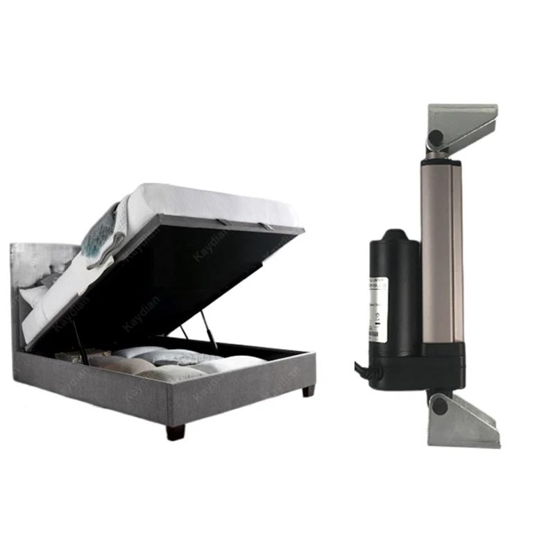 Wire Control 12V 24V 50Mm 150Mm 250Mm 350Mm 450Mm 550Mm 100N 300N 500N 700N 1500N Linear Actuator Motor For Autolift Bed