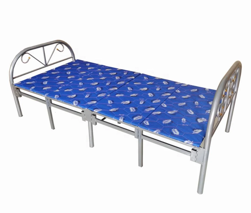 folding bed cheap folding hotel camping massage bed single wall metal folding bed frame