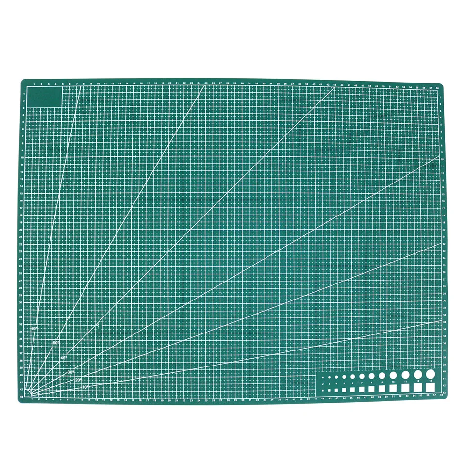 Customize 3Mm 3 Layers Cutting Mat For Quilting And Sewing Use  Oem Green Pvc Cutting Mat A4