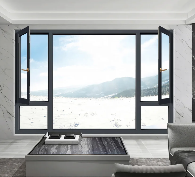 Supplier glass windows aluminium Doors Windows casement windows  wholesale factory for home and villa