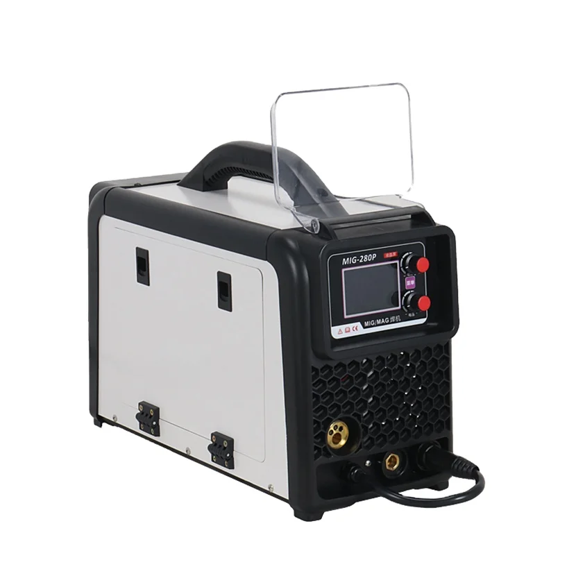 Improved 5-in-1 Aluminum MIG Welder New Special Pulse Small Welding Machine with Two Shielded Gas Shielding for Enhanced Welding