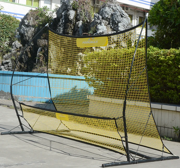 New style popular soccer rebound net outdoor practice rebound net with polyester and fiberglass soccer rebound net
