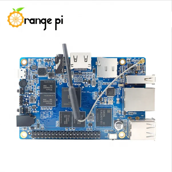 Orange Pi Plus 2E H3 четырехъядерный процессор 1,6 ГГц 2 Гб ОЗУ 4K с открытым исходным кодом плата для разработки raspberry pi