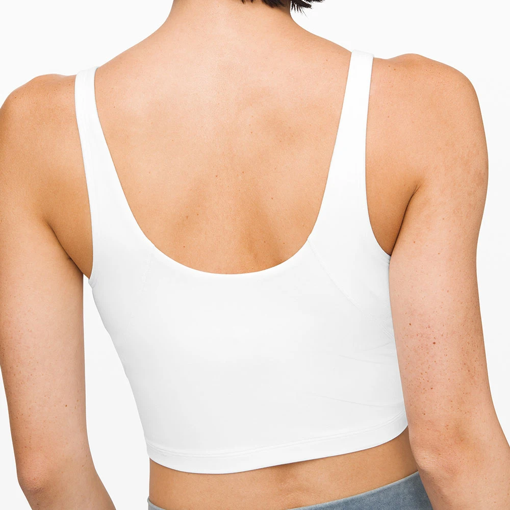 Women Stretchy Compression Slimming Yoga Tank Tops with Insert Pads